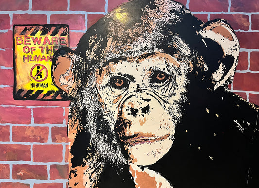 Popart Monkey- no human Thanks